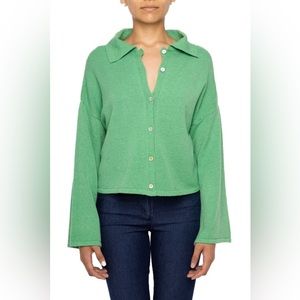 Women’s Green Cardigan